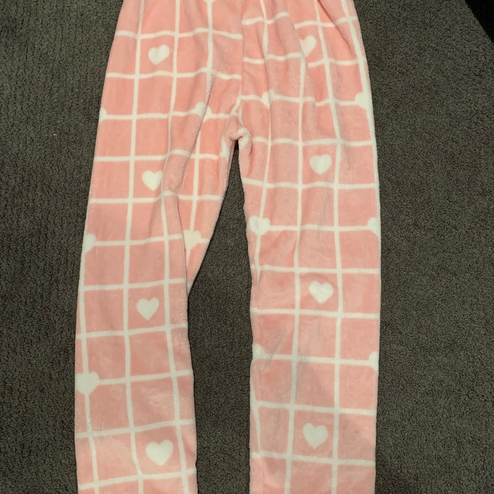 Fuzzy pajama pants